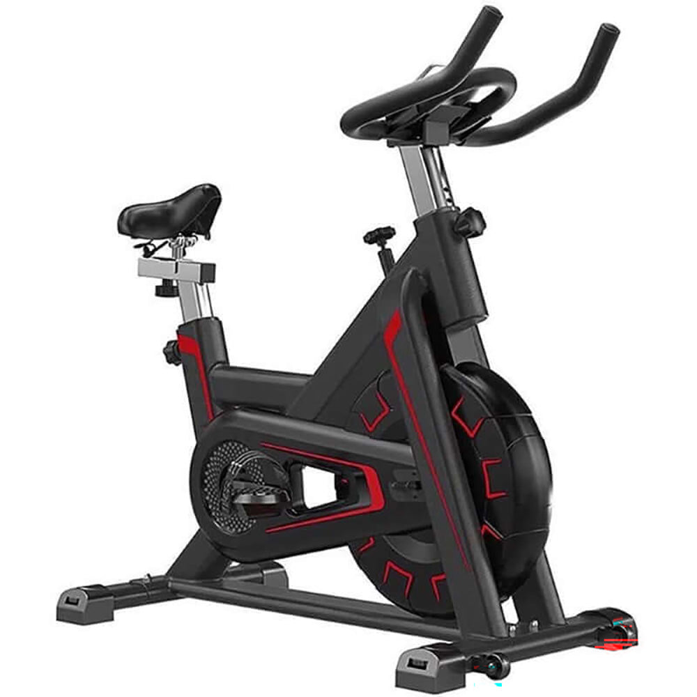 Exercise bike base with stabilisers