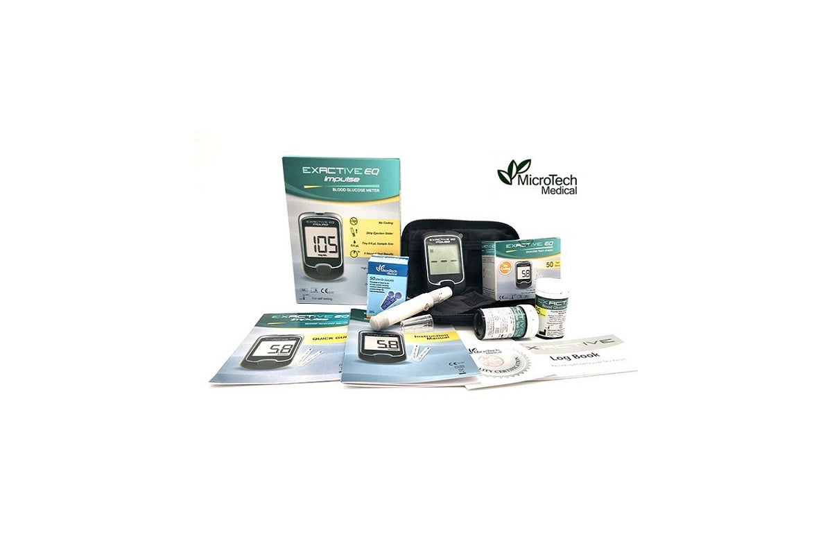 Blood glucose meter with instruction manual