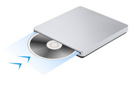 Thumbnail for Side angle of external DVD drive