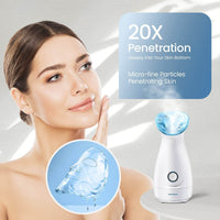 Thumbnail for Ionic Facial Steamer Warm Mist Face Steamer Moisturizing Cleansing Pores Sprayer