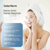 Thumbnail for Ionic Facial Steamer Warm Mist Face Steamer Moisturizing Cleansing Pores Sprayer