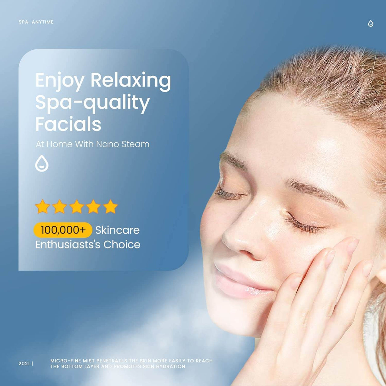 Facial Face Thermal Spa Steamer Pores Steam Sparyer Skin Sauna Machine