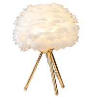 Thumbnail for Elegant Feather Table Lamp – Perfect for Bedroom, Living Room, or Special Occasions