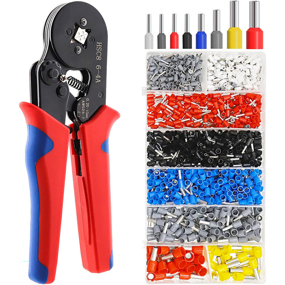 Crimping tool pressing cable lug