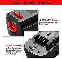 Thumbnail for Black & Decker FIRESTORM 18V A1718 HPB18 Replacement Battery