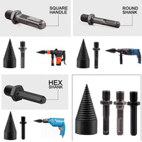 Thumbnail for Firewood Splitter 32mm Firewood Drill Bit Wood Splitter with 3 Drill Handles Wood Bits high carbon steel - The Shopsite