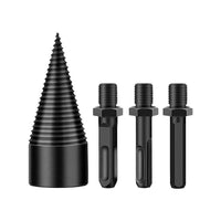 Thumbnail for Firewood Splitter 32mm Firewood Drill Bit Wood Splitter with 3 Drill Handles Wood Bits high carbon steel - The Shopsite