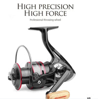 Thumbnail for Fishing Reel 8KG Pike Black Red Spinning Reel - The Shopsite