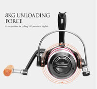 Thumbnail for Fishing Reel 8KG Pike Black Red Spinning Reel - The Shopsite