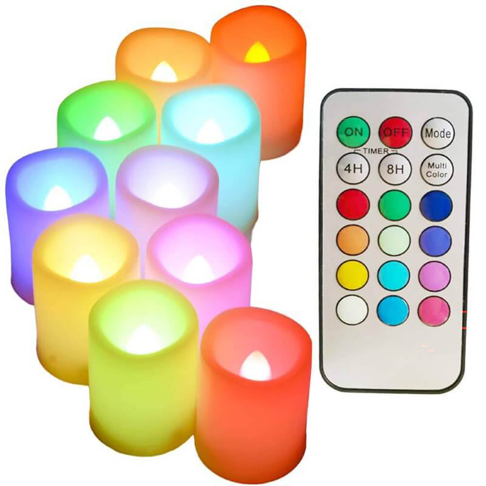 Candles with timer and two-way switching