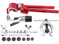 Thumbnail for 10pcs Flare Tool Kit Brake Air Line Double Flaring Set 3 In 1 Tube Pipe Bender - The Shopsite