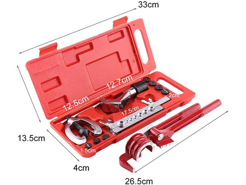 10pcs Flare Tool Kit Brake Air Line Double Flaring Set 3 In 1 Tube Pipe Bender - The Shopsite