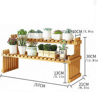 Thumbnail for Flower Rack Bamboo Plant Stand