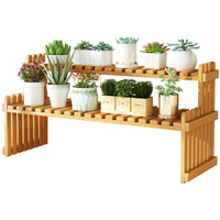Thumbnail for Flower Rack Bamboo Plant Stand