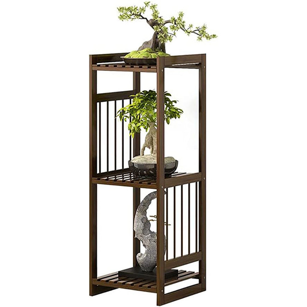 Shelf unit holding plant pots