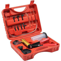 Thumbnail for Brake fluid bleeder tool kit laid out with hoses