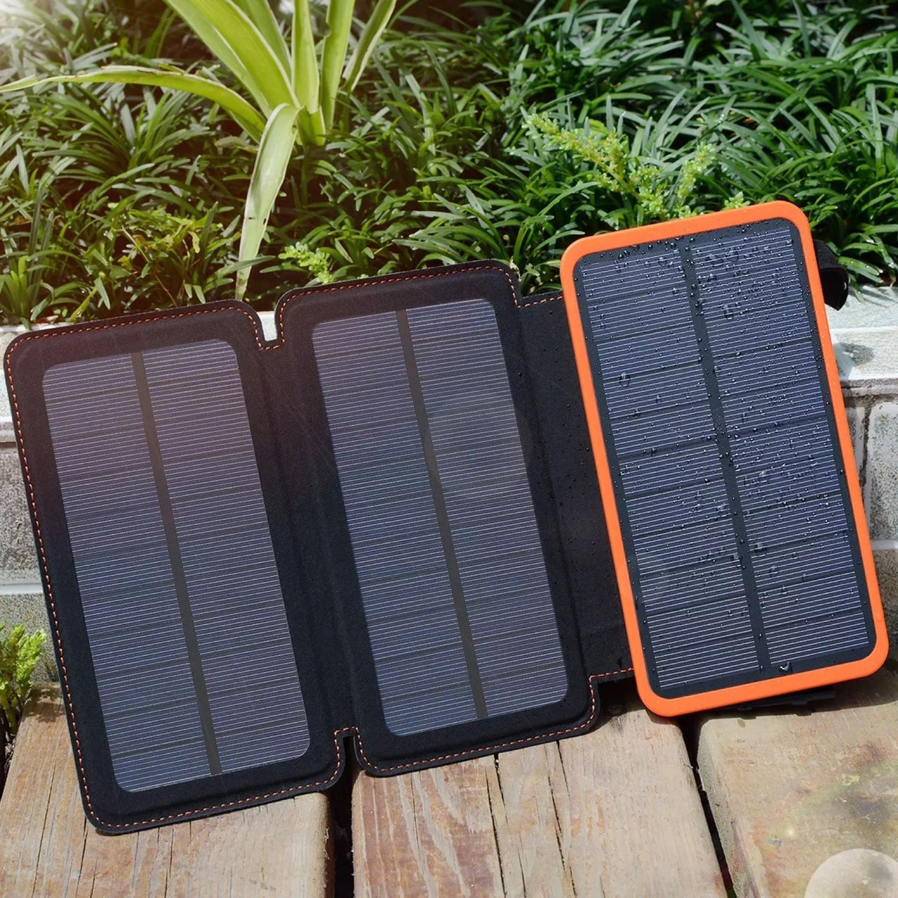 Solar power bank 20000mAh lightweight portable design