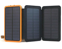 Thumbnail for Solar power bank 20000mAh unfolded with three solar panels