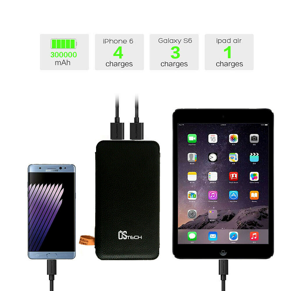 Solar power bank side view