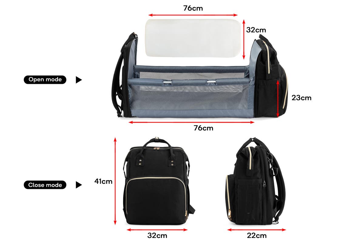 Nappy Bag Mummy Bag 5 in 1 Nappy bag - The Shopsite