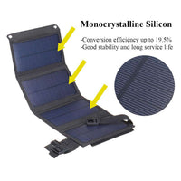 Thumbnail for Foldable Solar Panel 30W Mobile Battery Charger - The Shopsite