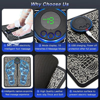Thumbnail for Electric Foot Massager TENS Machine