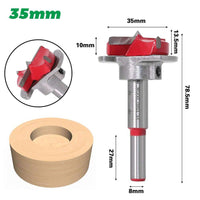 Thumbnail for 5pcs Forstner Drill Bit Woodworking Hole Saw Cutter Bits 15/20/25/30/35mm Forstner Bits - The Shopsite