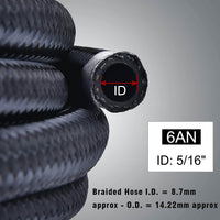 Thumbnail for 6AN Braided Fuel Hose kit
