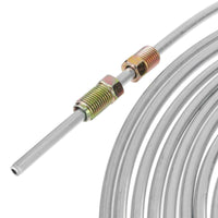 Thumbnail for 25Ft 3/16 OD Metal Brake Line Tubing Set with 16 Assorted Fittings