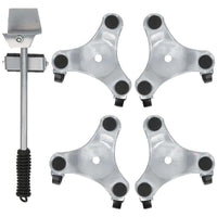 Thumbnail for Furniture mover sliders arranged on floor