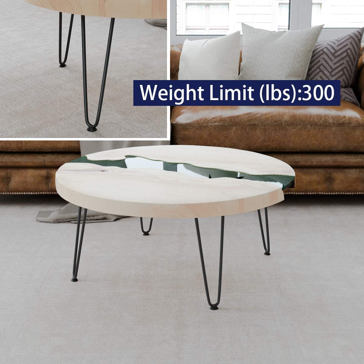 Hairpin Leg Table Legs 12inch 4pcs