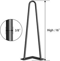 Thumbnail for Pre-drilled mounting bracket on hairpin legs