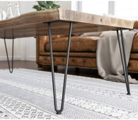 Thumbnail for Hairpin legs showing satin black powder coat