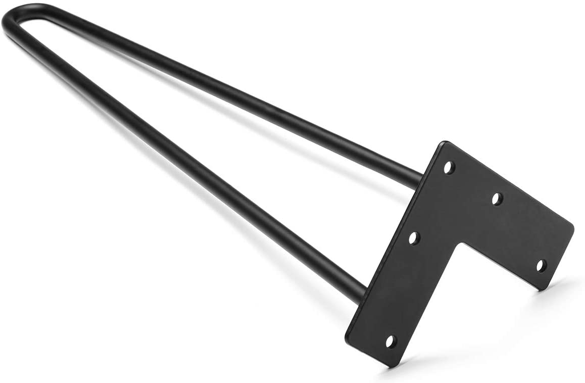 Hairpin legs used as stabilisers for chairs