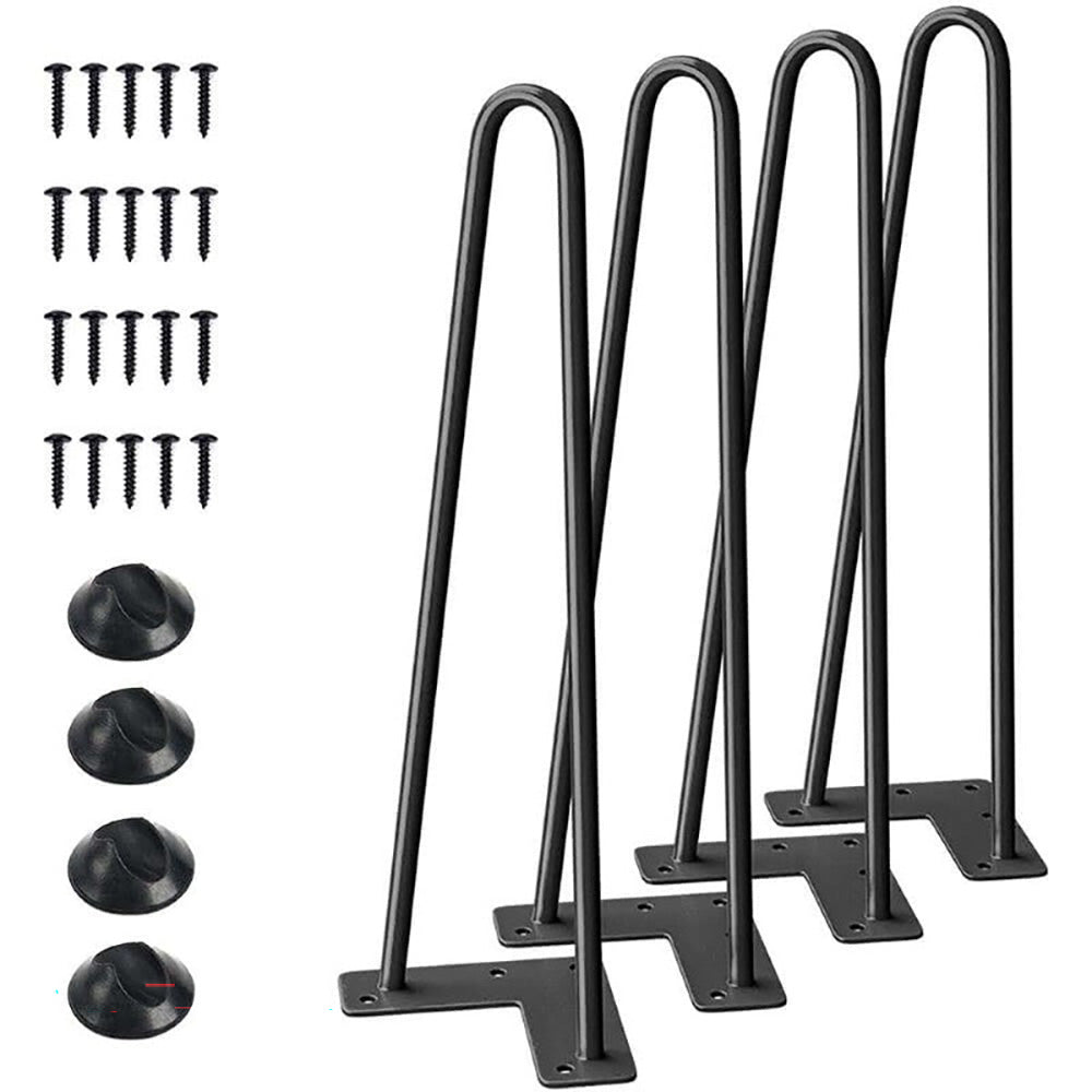 Industrial style hairpin legs for coffee table