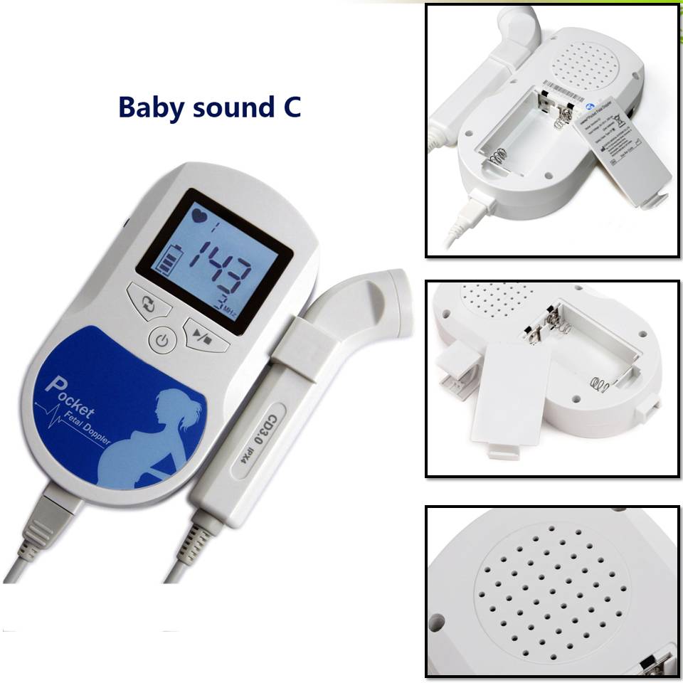 At Home Fetal Doppler Baby Heart Rate Monitor