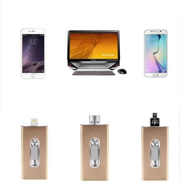 Flash Drive for iPhone iPad Android 128GB
