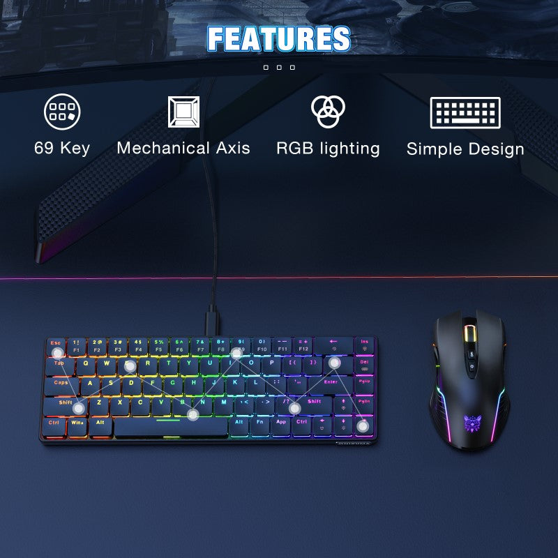 Durable ABS keyboard