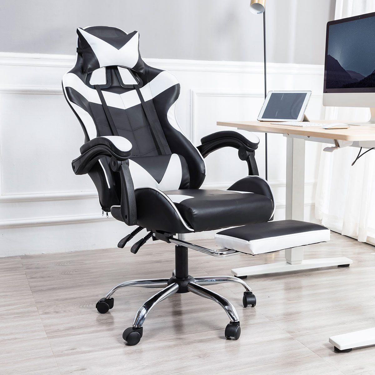 Gaming Chair Racing Chair + Desk