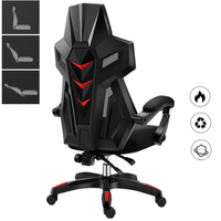 Thumbnail for Gaming Chair with Headrest and Lumbar Support