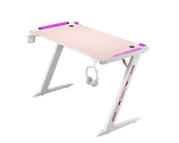 Thumbnail for Gaming desk assembly showing round edges and frame details