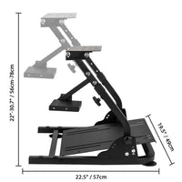 Thumbnail for Gaming wheel stand used with office chair