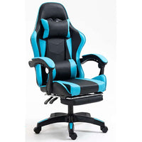Thumbnail for Gaming chair with removable lumbar support cushion