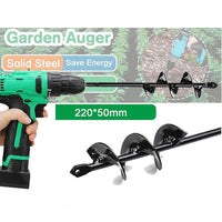Thumbnail for Garden auger drill bit with sharp edges