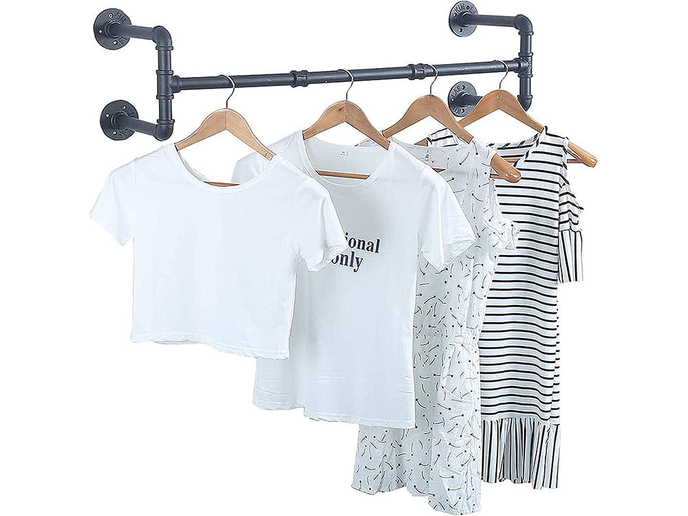 Pipe Wall Mounted Garment Rack - The Shopsite