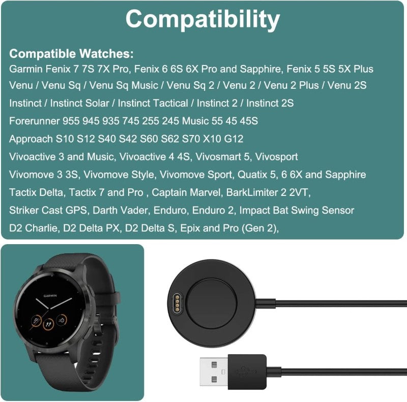Charger Garmin Watch Charger