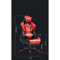 Thumbnail for Gaming chair with lumbar and headrest pillows