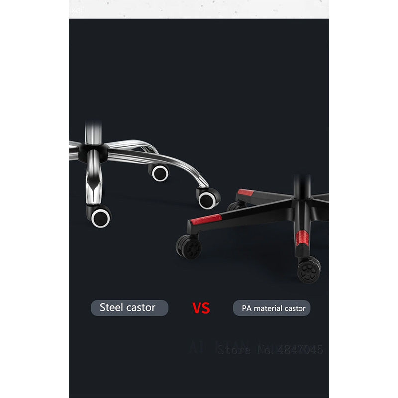 Gaming chair showing 4D adjustable armrests