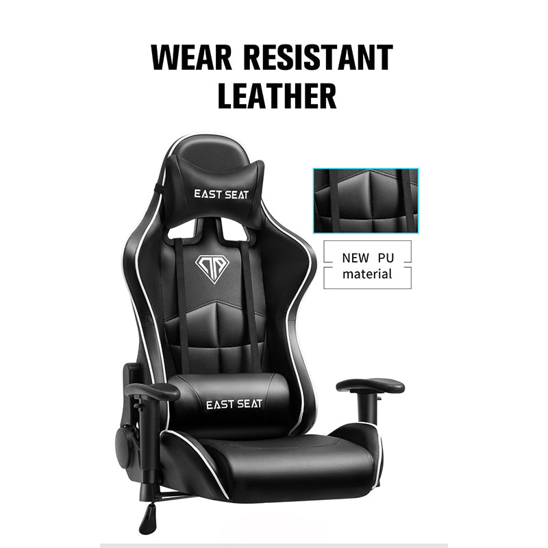 Gaming Chair – Ergonomic Reclining Gaming Chair with Footrest