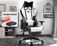 Thumbnail for Gaming Chair – Ergonomic Reclining Gaming Chair with Footrest